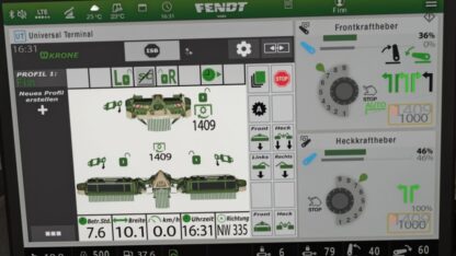 Krone EasyCut IsoBus Screen (Prefab) v 1.0.0.1