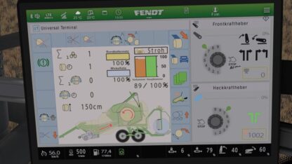 Krone Ultima Isobus Screen (Prefab) v 1.0