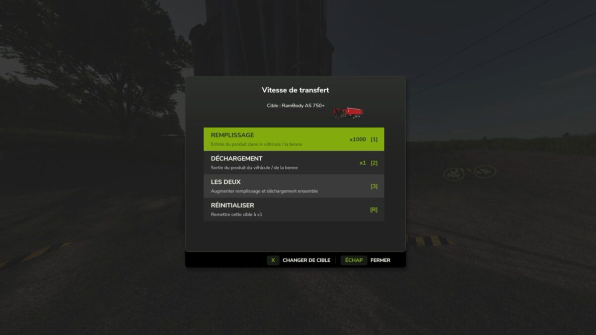 Transfer Speed Menu v 1.0