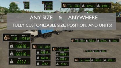 Wood and Weight Info v 1.0.1.0