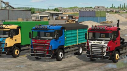 Scania R Box, HKL and Grain Trucks v 1.0