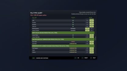 Fill Type Alert v 1.0
