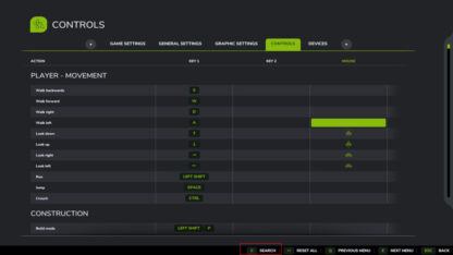 Game Controls Search v1.0.0.0
