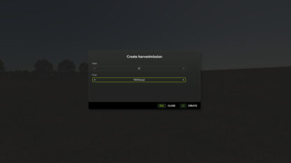 Harvestmission Creator v1.0.0.0