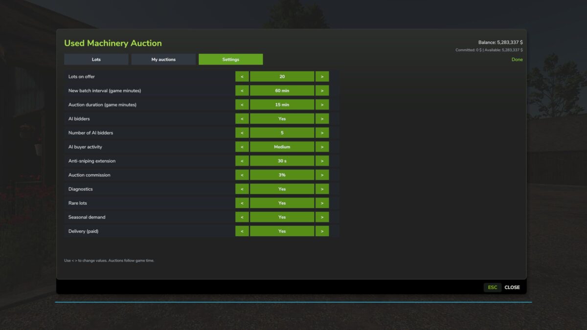 Used Machinery Auction v1.0 BETA 3